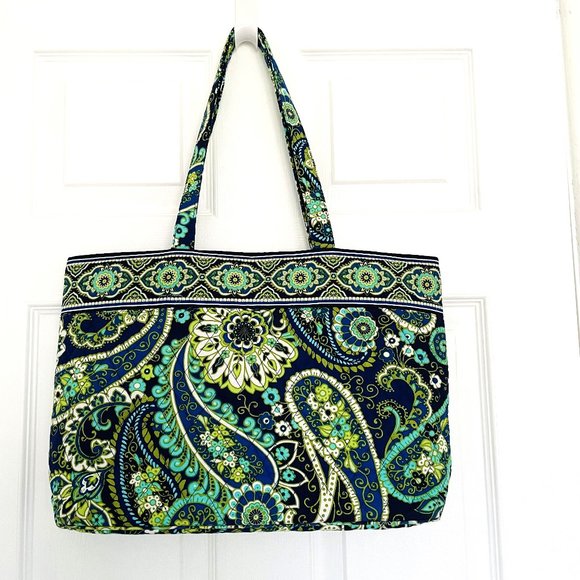 VERA BRADLEY Tote Bag Rhythm & Blues Pattern (retired) - Picture 2 of 7